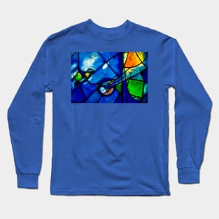 Chagall windows detail Long Sleeve T-Shirt